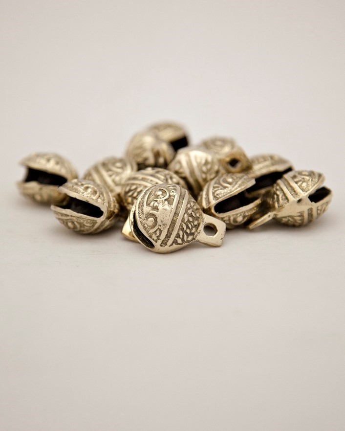 India Arts Single Cut Embossed Bells BL017