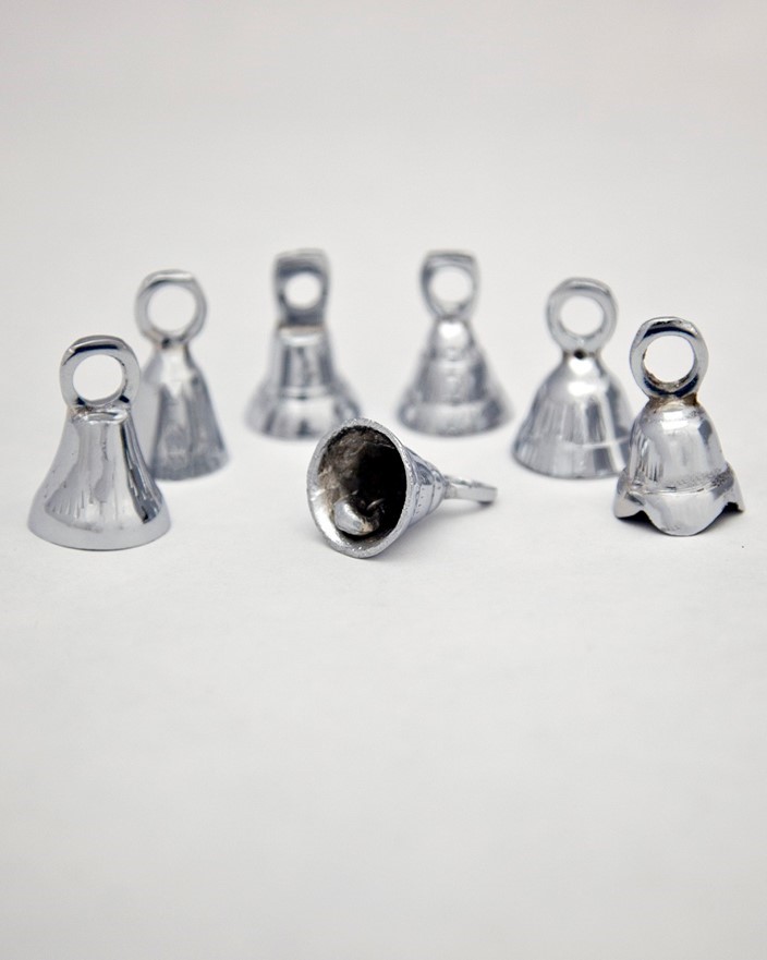 India Arts 1.5 Inch Chrome Plated Collector Bells BL029