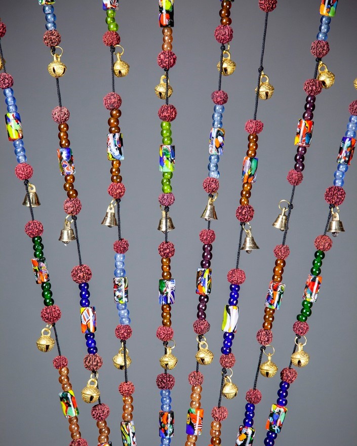 India Arts 60 Inch Bell Strand with Beads BS019