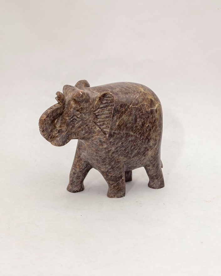 Solid Soapstone Elephant JL499