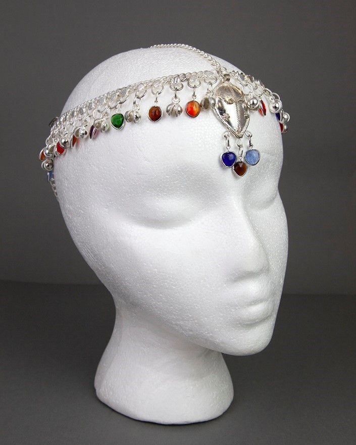 Head Piece With Glass Charms 157