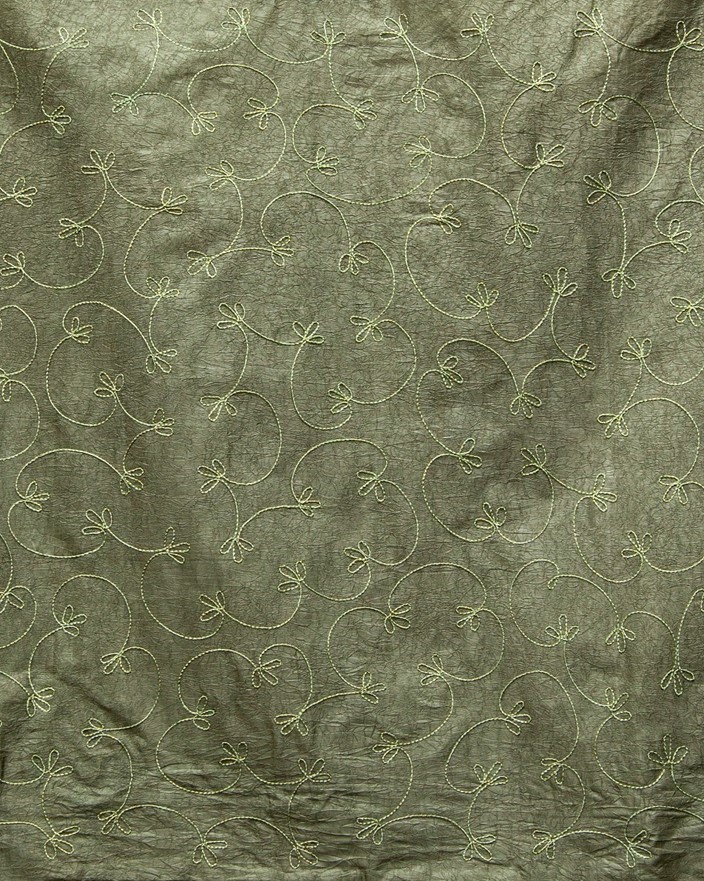 India Arts Mixed Fabric Embroidered Tapestry 251-02