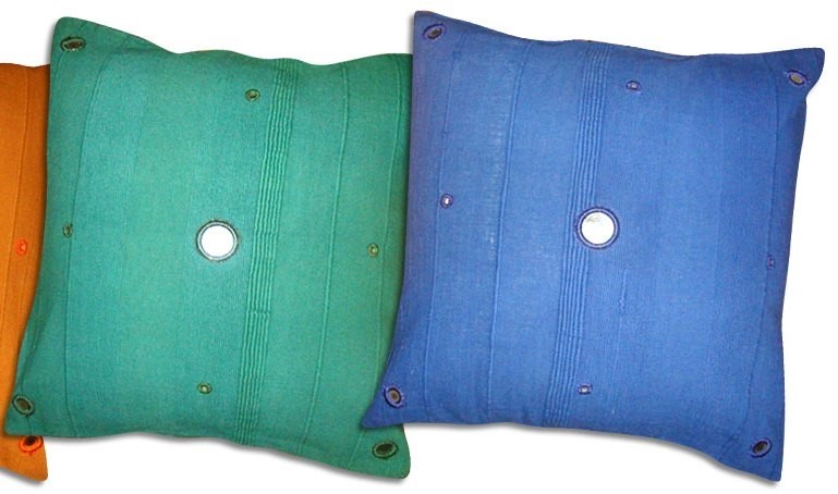 Cushion Covers Ribbed Asst. Colors PC222