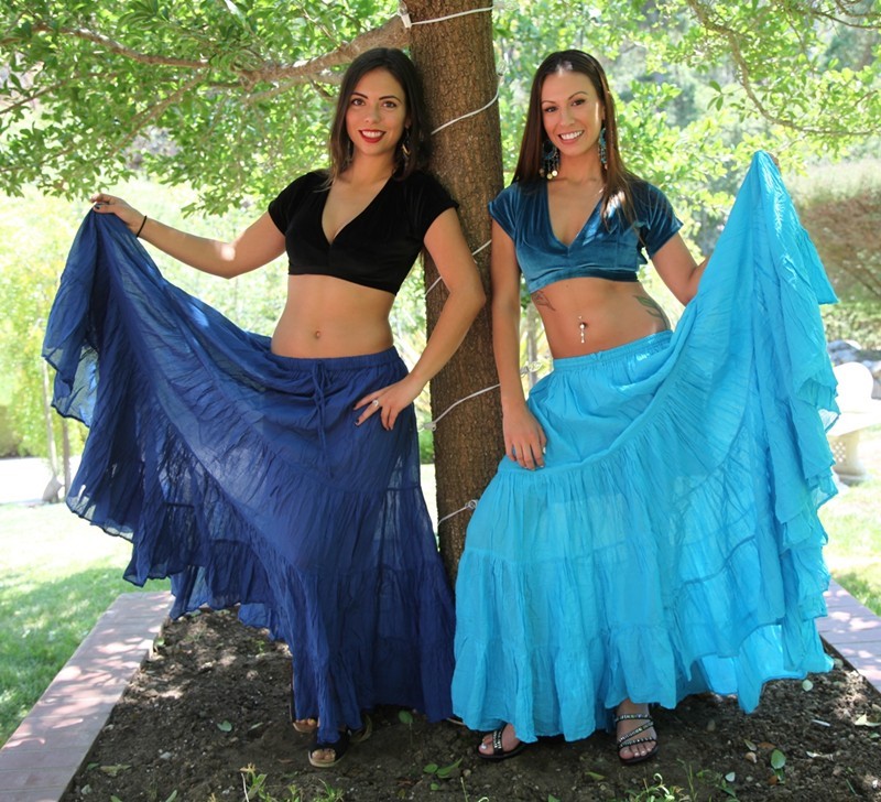 Cotton Seven Yard Gypsy Skirt SC252