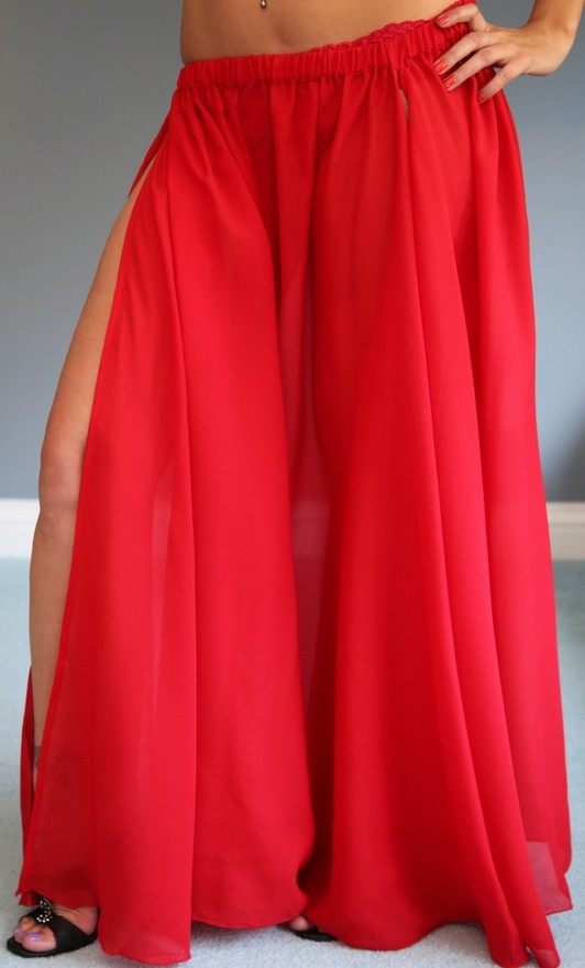 Chiffon Three Panel Skirt SP459