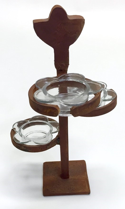 Iron Candle Holder (3Votang) ZZ263