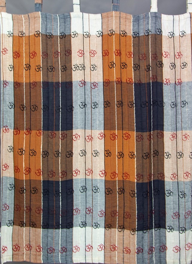 Ribbed Short Curtain With OM CT254-04