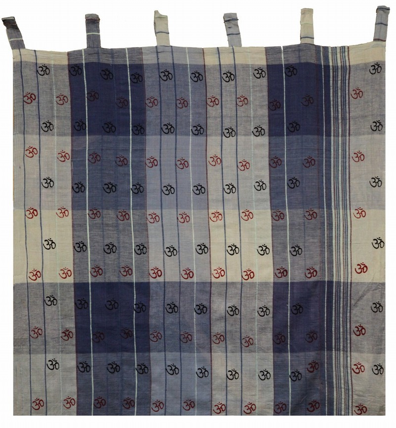 Ribbed Short Curtain With OM CT254-07