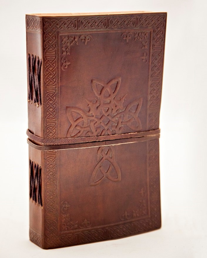 India Arts Leather Celtic Cross Journal PM170-03