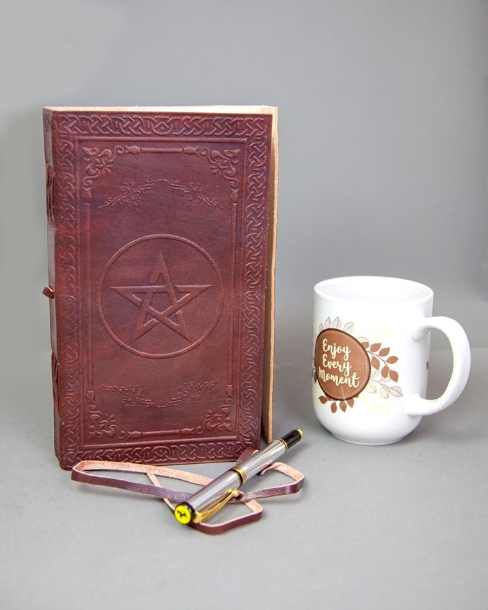 India Arts Leather Pentagram Journal PM170-05