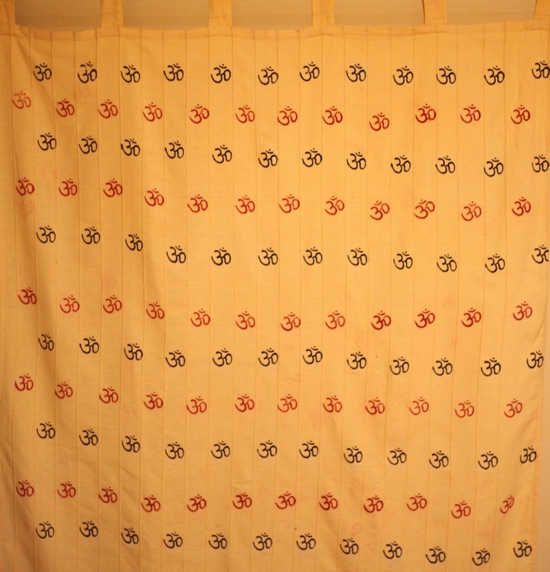 Ribbed Short Curtain With OM CT254-09
