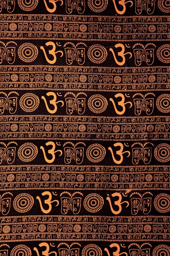 India Arts Om Cotton Handloom Tapestry 096-03