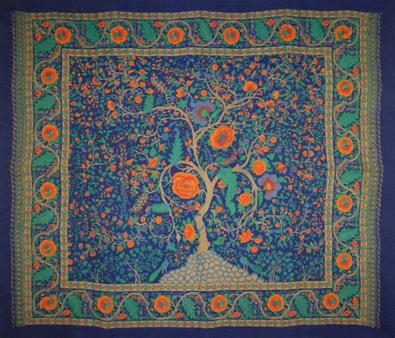India Arts Horizontal Tree Of Life Tapestry<br>(Full Size Only) 024-08