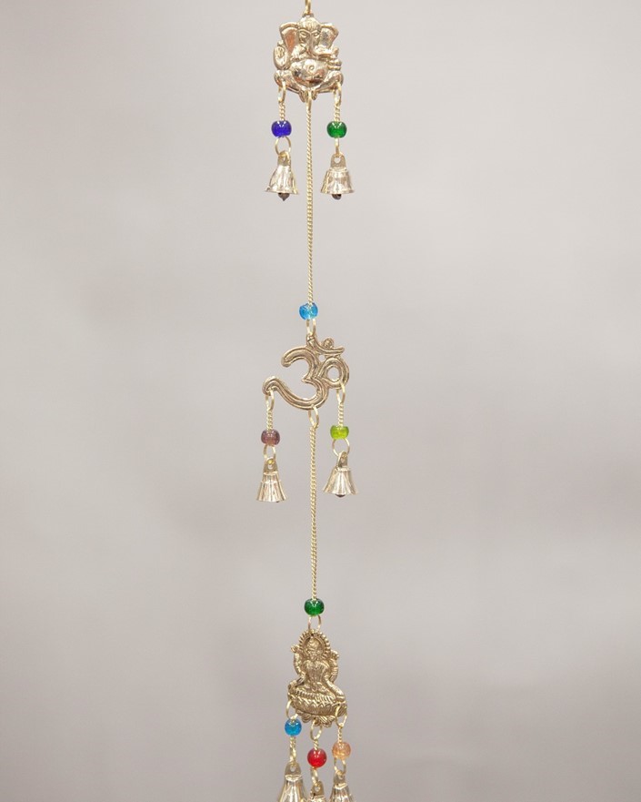 Brass Ganesh/Om/Laxmi Chime BS395