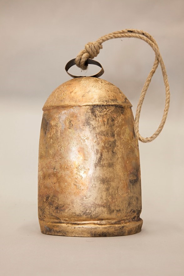 14 Inch Hanging Tin Bell TL051