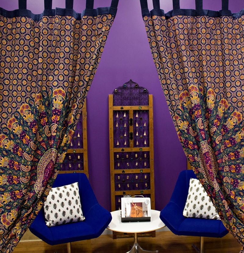 Elephant/Camel Mandala Cotton Curtain CT430-20