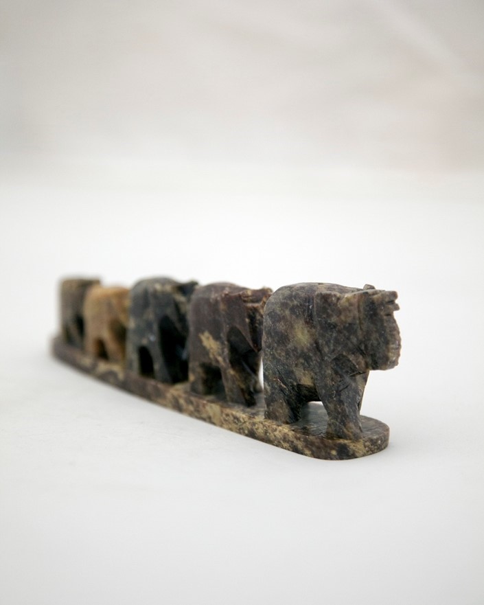 India Arts 5 Elephant Bridge for Incense Sticks JL829