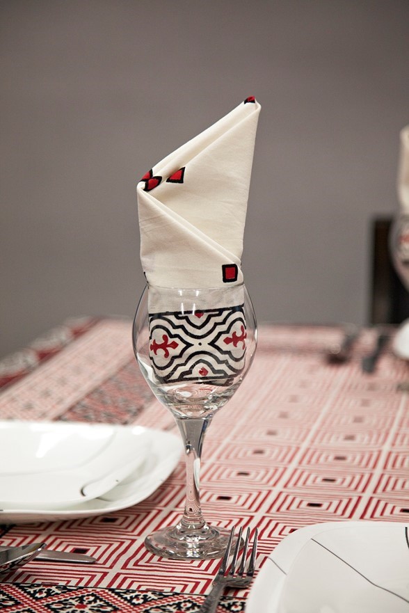 Geo Persian Cotton Napkin TN397-06