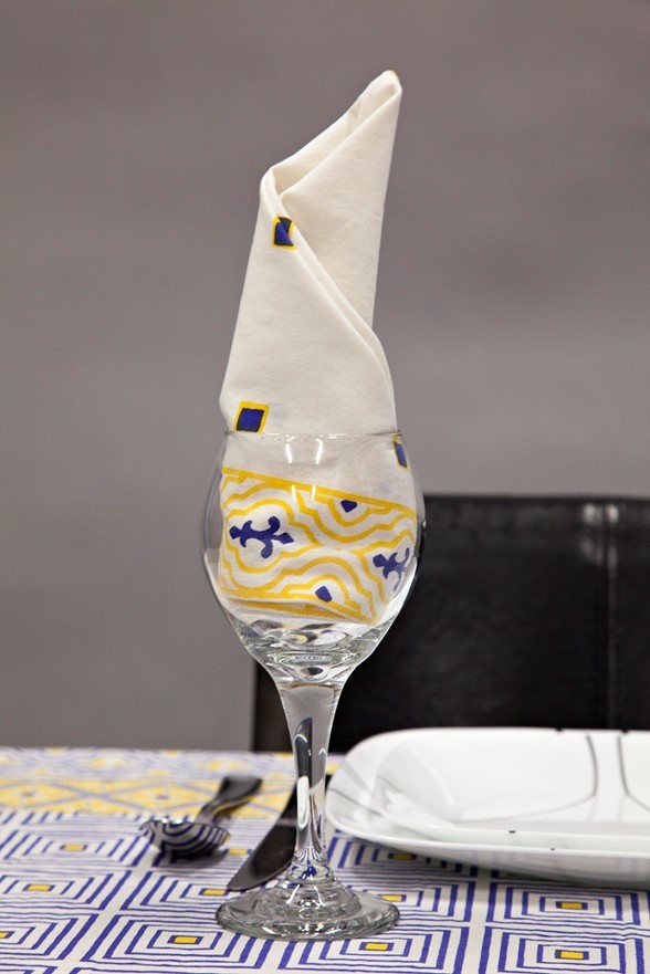 Geo Persian Cotton Napkin TN397-07