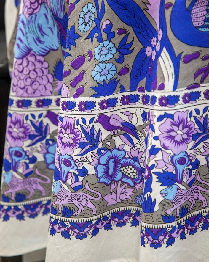 India Arts Round Tree Of Life Tablecloth TC440-02