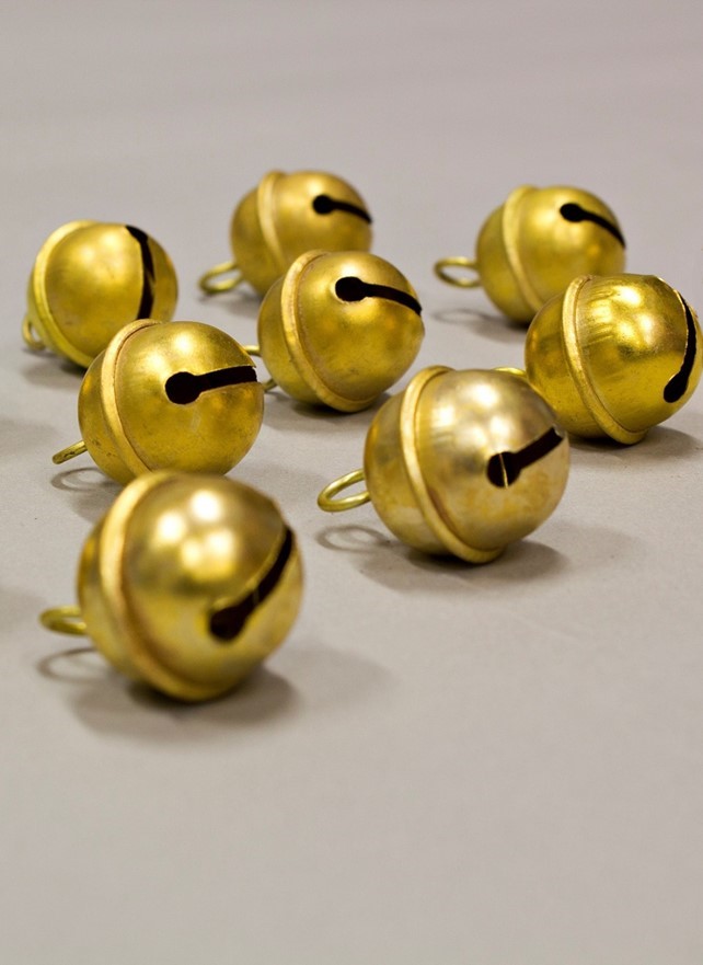 1.25 Inch Brass Sleigh Bells BL010