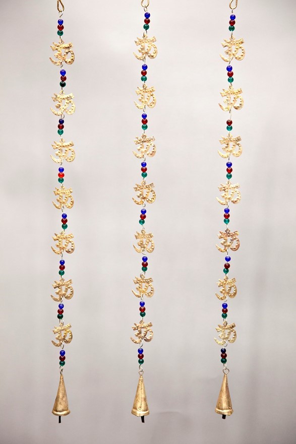 Windchime W/ 7 Om & Beads TS224