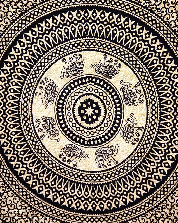 Elephant Mandala Tapestry 204-03