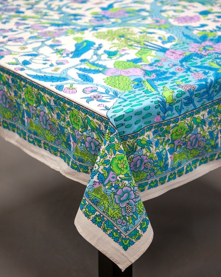India Arts Square Tree Of Life Tablecloth TC439-12