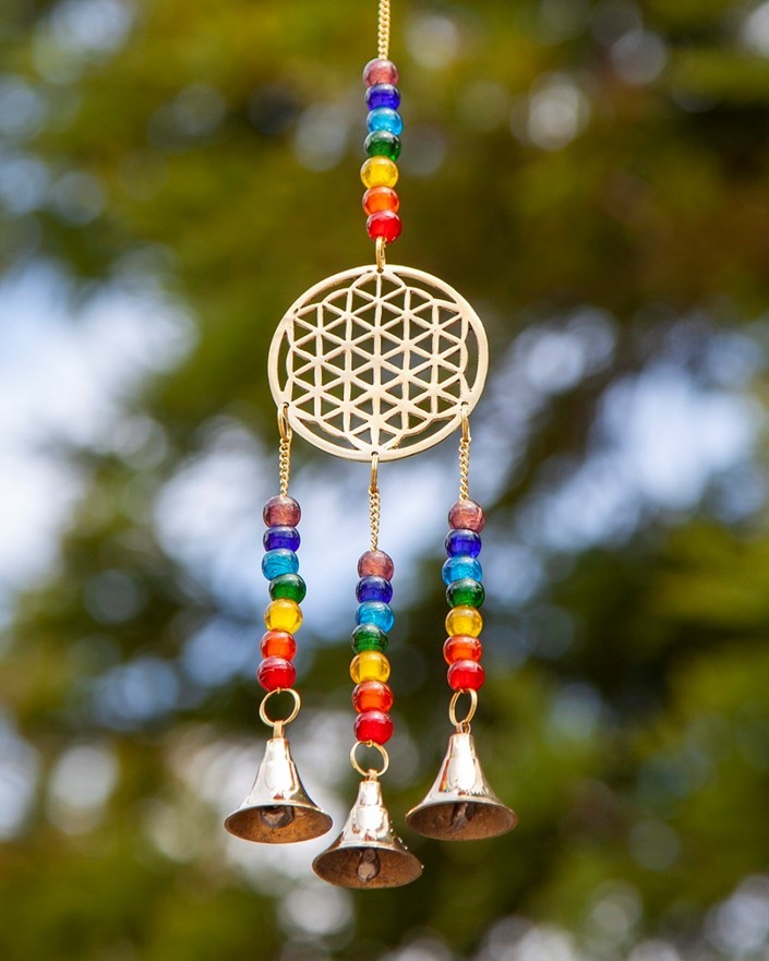Beaded Flower Of Life Chime BS100