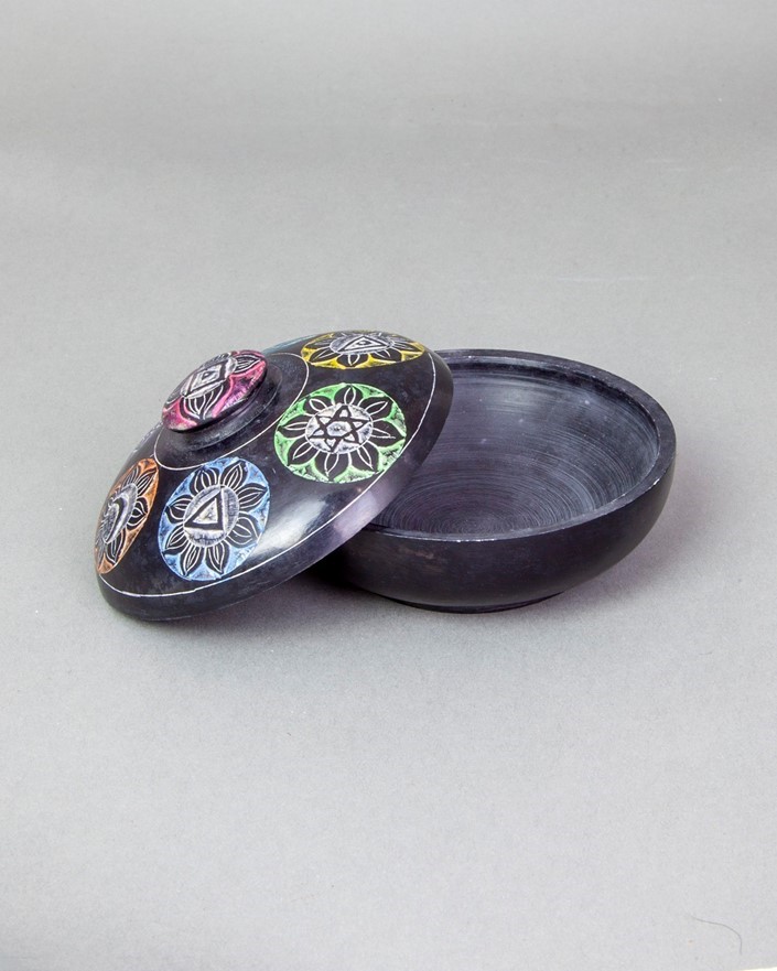 India Arts 7 Chakra Incense Burner Pot JL954