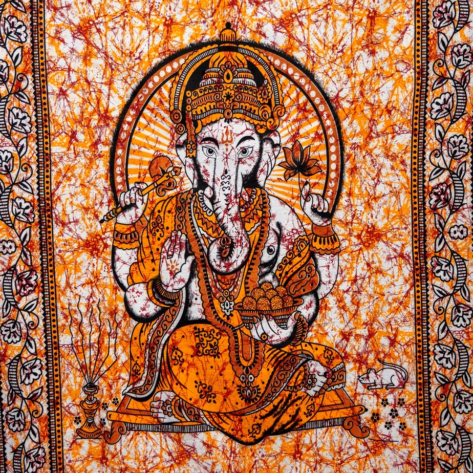 Cotton Ganesha Tapestry 449