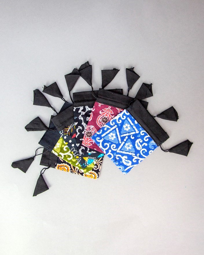 India Arts Cotton Jewelry Pouches SC144