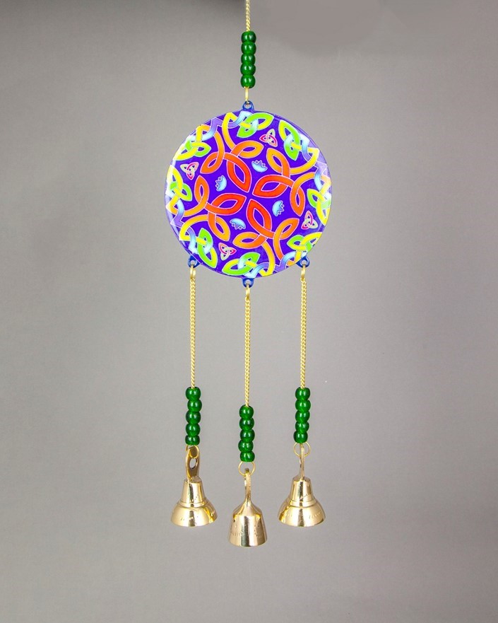 Brass Beaded Celtic Chime BS103