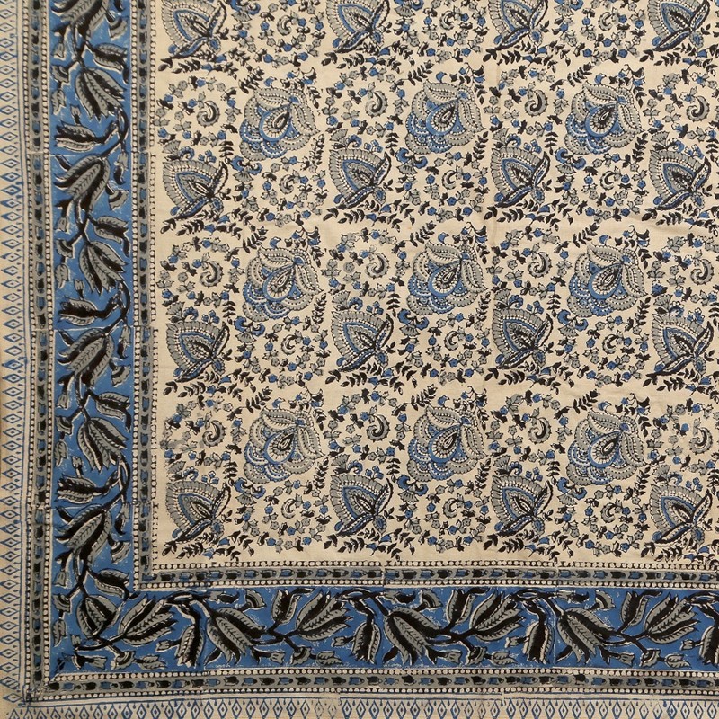 India Arts Square Traditional Handblocked Tablecloth TC366-04