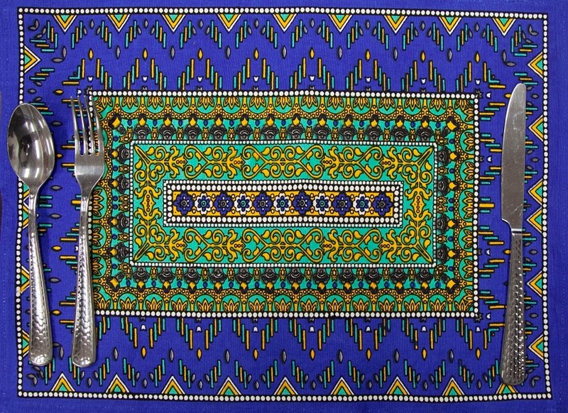 India Arts Ethnic Design Cotton Place Mat TM394-03