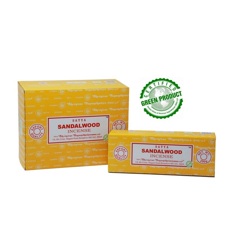 Satya (BNG) Sai Baba Satya (BNG) Sandalwood Incense (250 Gram) YL056-SW