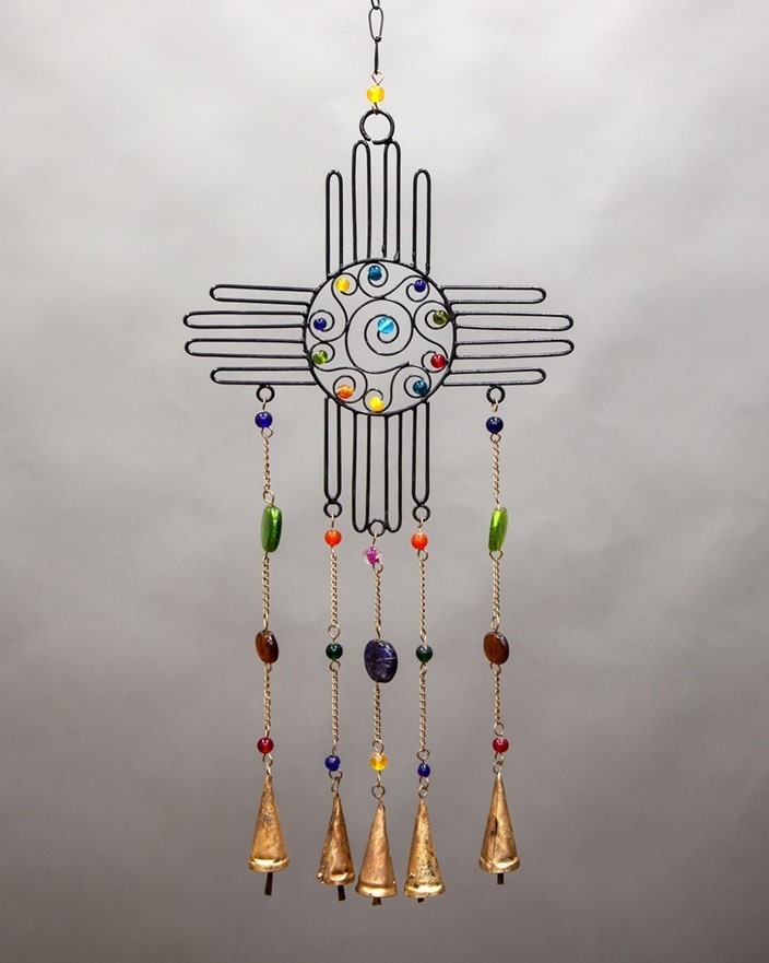 New Mexico Flag Windchime W/ Bells TS834