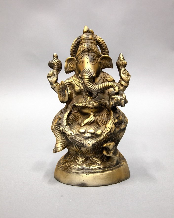 Seated Ganesh 9 Inch BW237