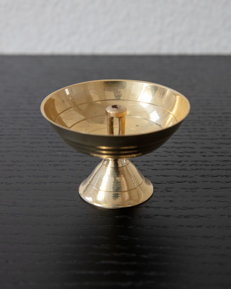 India Arts Brass Stick Incense Burner BB142