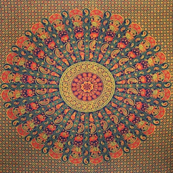 Napthol Mandala Tapestry