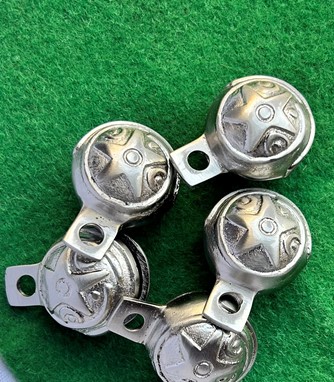 Wholesale 2 Inch Silver Moon & Star Bell from India Arts