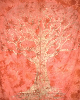 Tree Tapestry W/ Metallic Printing