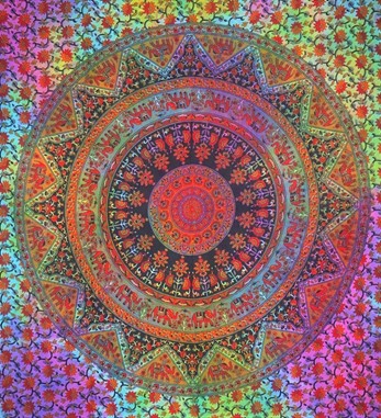 Elephant Mandala Tapestry