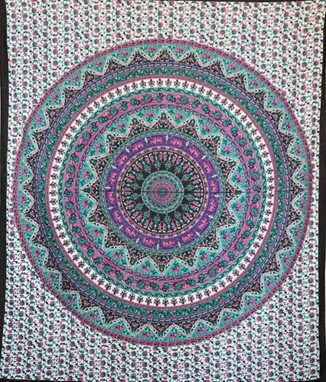 Elephant Mandala Tapestry