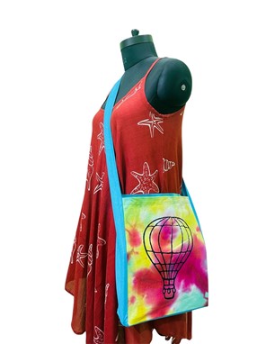 Wholesale Handblocked Hot Air Balloon Bag from India Arts