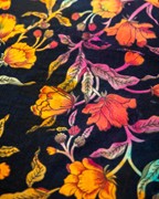 India Arts Tie Dye French Floral Tablecloth TC400-08 View 2