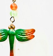 India Arts Small Painted Dragonfly Chime w/ Bead TS888 View 2