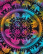 Elephant Mandala Wall Hanging 432-02 View 3