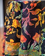 India Arts Tie Dye French Floral Tablecloth TC400-08 View 3