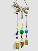 Iron Dragonfly Chime W/ Beads TS889 View 4